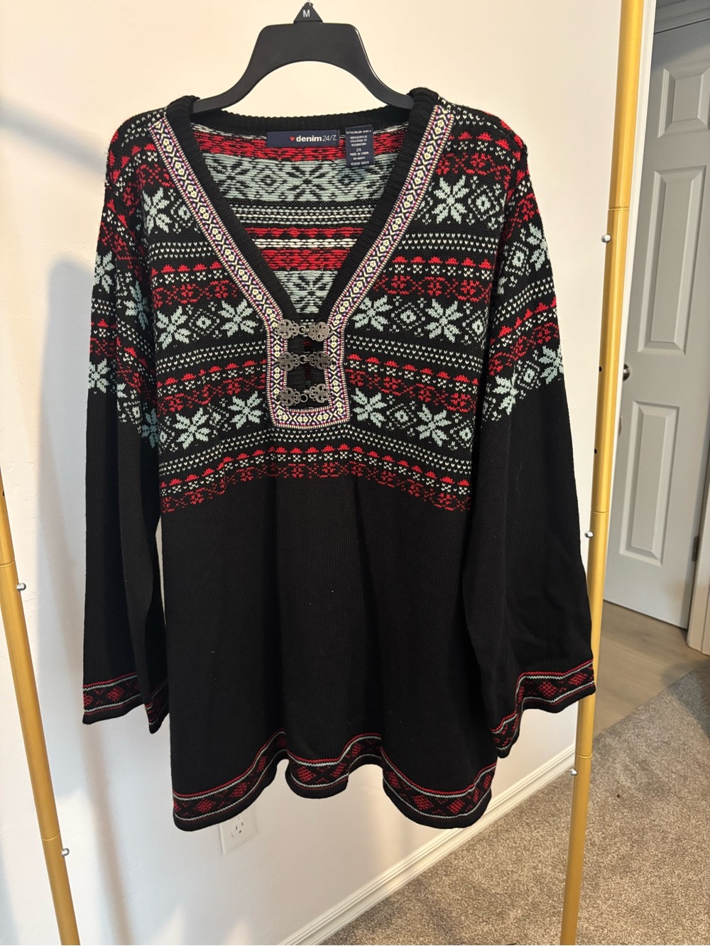 Denim 24/7 long sweater! Size 2X